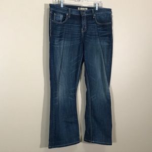 Men’s Buckle BKE Taylor Dark Wash Bootcut Jeans